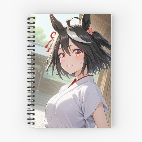 Item preview, Kitasan Black Uma Musume Shrine Maiden Soft Morning Smile designed and sold by PMartistStudio.