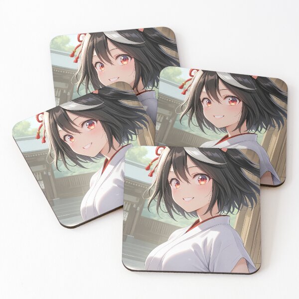 Item preview, Kitasan Black Uma Musume Shrine Maiden Soft Morning Smile designed and sold by PMartistStudio.
