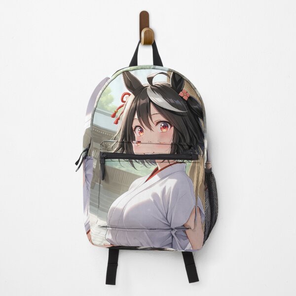 Item preview, Kitasan Black Uma Musume Shrine Maiden Soft Morning Smile designed and sold by PMartistStudio.