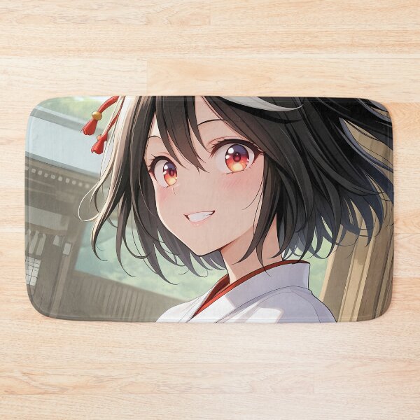 Item preview, Kitasan Black Uma Musume Shrine Maiden Soft Morning Smile designed and sold by PMartistStudio.