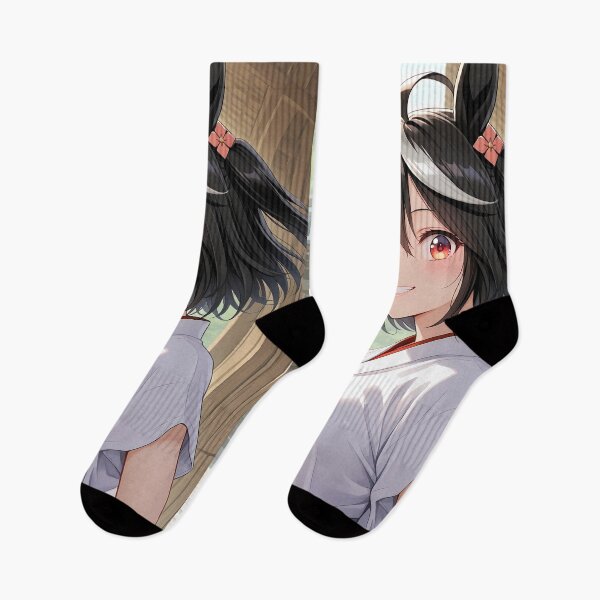 Item preview, Kitasan Black Uma Musume Shrine Maiden Soft Morning Smile designed and sold by PMartistStudio.