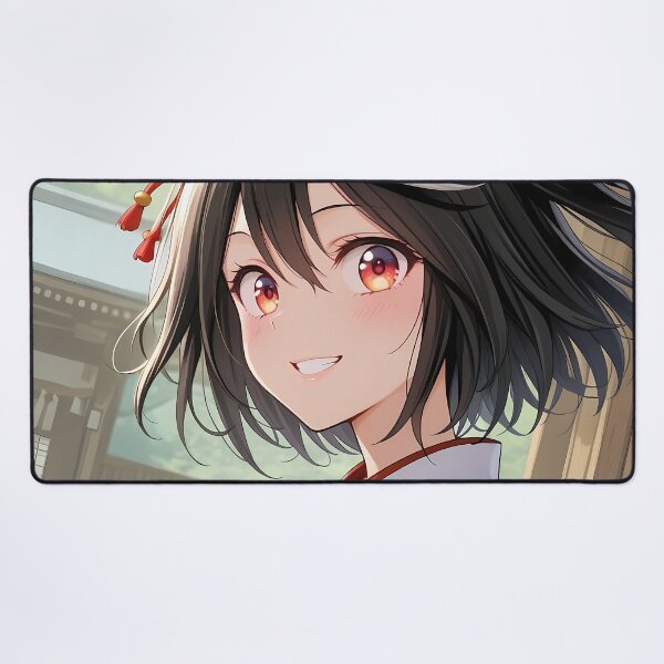 Item preview, Kitasan Black Uma Musume Shrine Maiden Soft Morning Smile designed and sold by PMartistStudio.