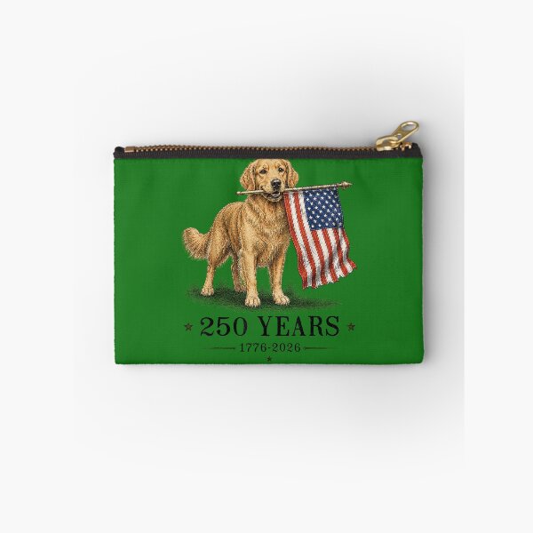 Item preview, Vintage Golden Retriever Patriotic Dog 250 Years 1776 2026 designed and sold by MichelLoveHaris.