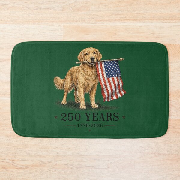 Item preview, Vintage Golden Retriever Patriotic Dog 250 Years 1776 2026 designed and sold by MichelLoveHaris.