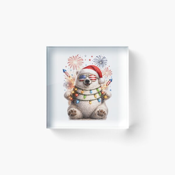 Item preview, polar bear Christmas In July designed and sold by QuiteOrbit.