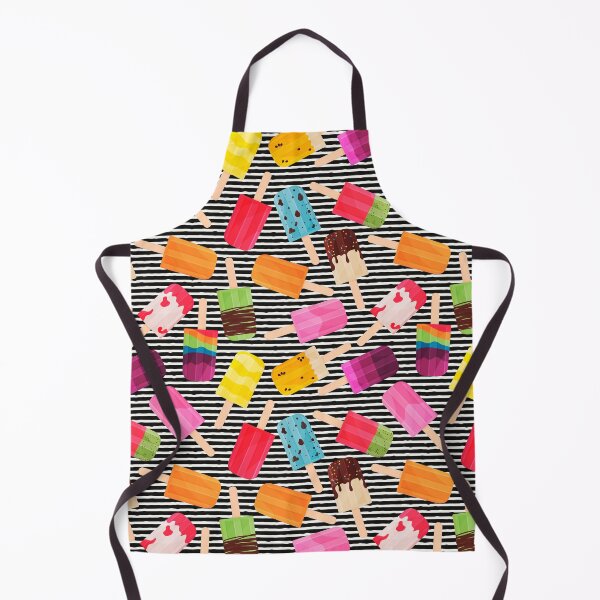 Item preview, Colourful Popsicles with Black Line Background  designed and sold by Explicitly-Random.
