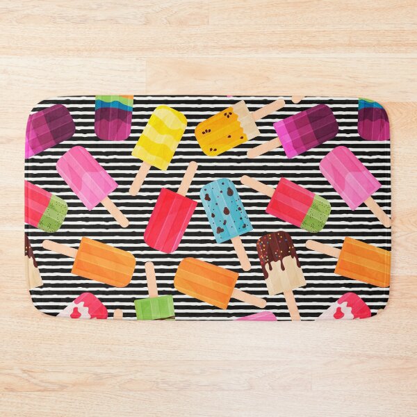 Item preview, Colourful Popsicles with Black Line Background  designed and sold by Explicitly-Random.