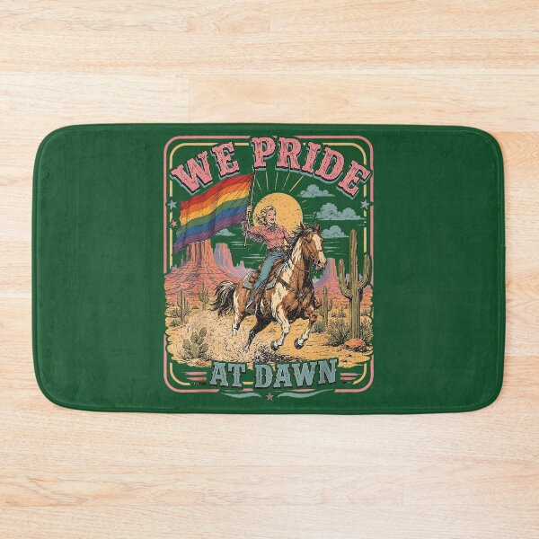 Item preview, Vintage Rainbow We Pride At Dawn Western Cowgirl LGBTQ Retro designed and sold by MichelLoveHaris.