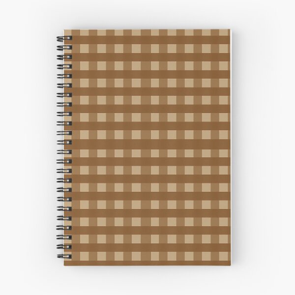 Item preview, coffee brown gingham pattern designed and sold by Made by Badgal.