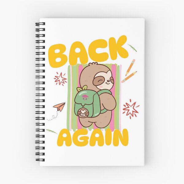 Item preview, Cute Sloth Back to School Retro Classroom Vibes designed and sold by VibranPalette.