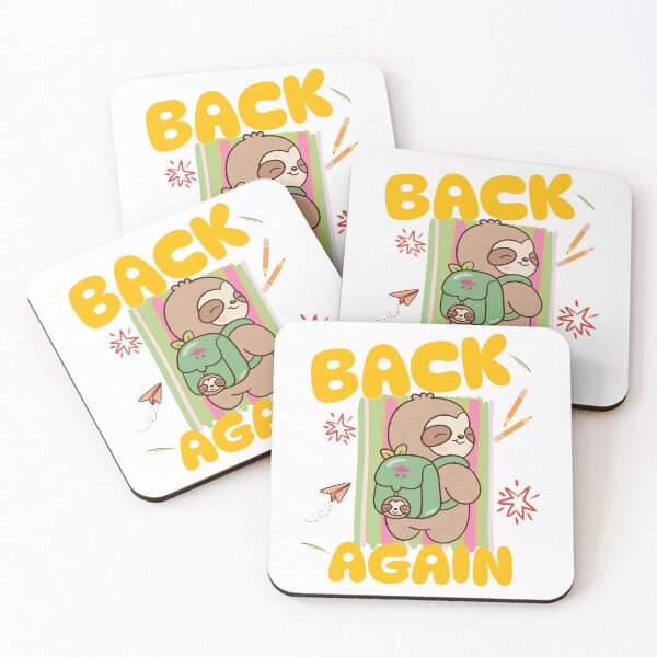 Item preview, Cute Sloth Back to School Retro Classroom Vibes designed and sold by VibranPalette.