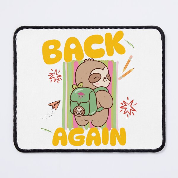 Item preview, Cute Sloth Back to School Retro Classroom Vibes designed and sold by VibranPalette.
