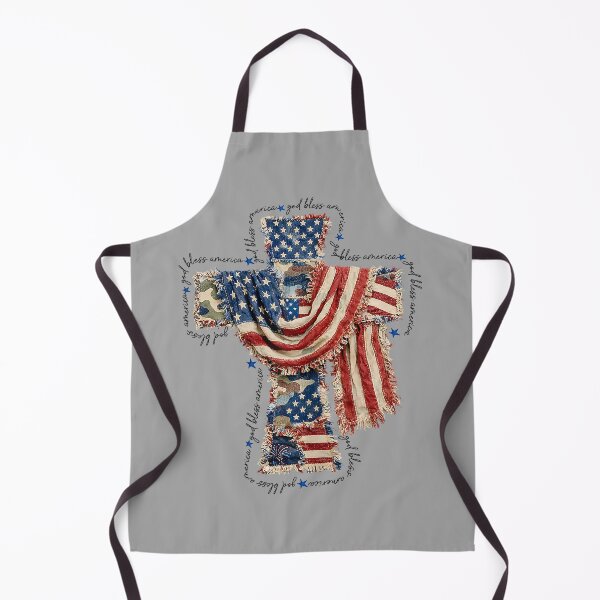 Item preview, God Bless America Patriotic Christian Cross American Flag designed and sold by GreggRoss.