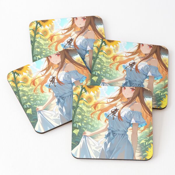 Item preview, Holo spice and wolf Sunflower Path Summer Glow designed and sold by PMartistStudio.