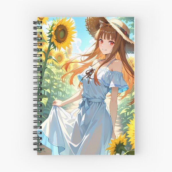 Item preview, Holo spice and wolf Sunflower Path Summer Glow designed and sold by PMartistStudio.