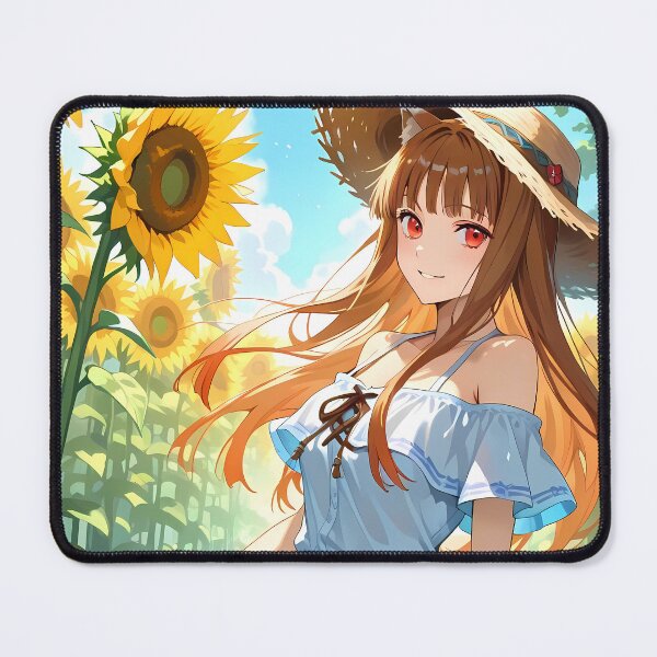 Item preview, Holo spice and wolf Sunflower Path Summer Glow designed and sold by PMartistStudio.