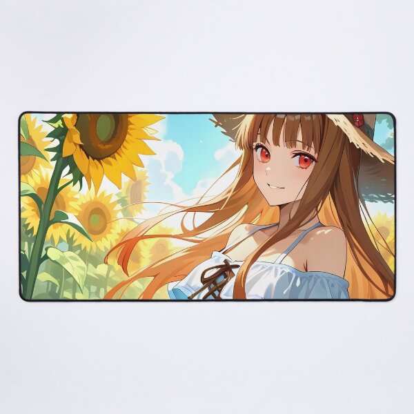 Item preview, Holo spice and wolf Sunflower Path Summer Glow designed and sold by PMartistStudio.