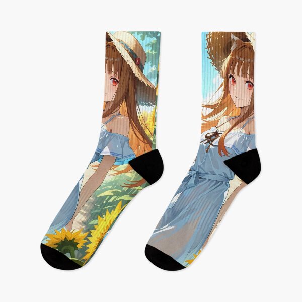 Item preview, Holo spice and wolf Sunflower Path Summer Glow designed and sold by PMartistStudio.