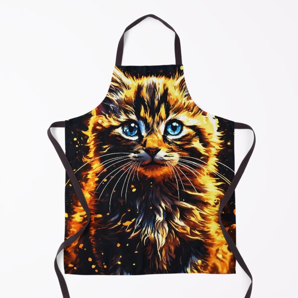 Item preview, Fiery Fantasy Cat Digital Art designed and sold by iwzzuel.