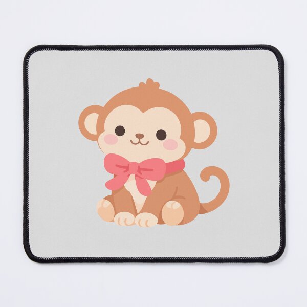 Item preview, Little Monkey with a Bow designed and sold by uruadhikari1020.