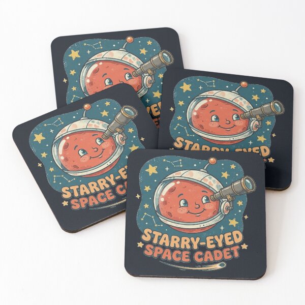 Item preview, Cute Starry‑Eyed Space Cadet Planet designed and sold by radiogalaxy.