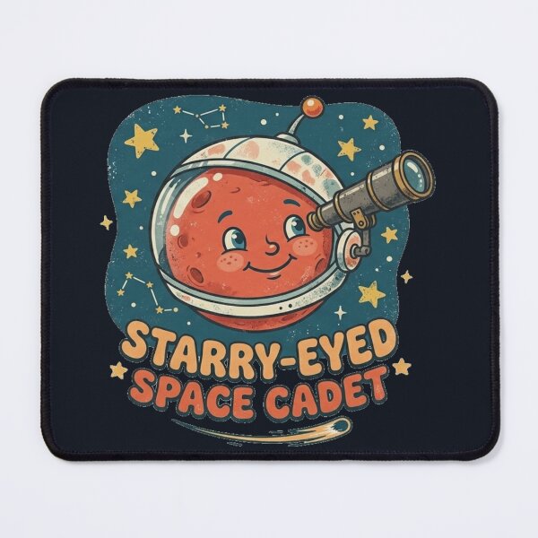 Item preview, Cute Starry‑Eyed Space Cadet Planet designed and sold by radiogalaxy.