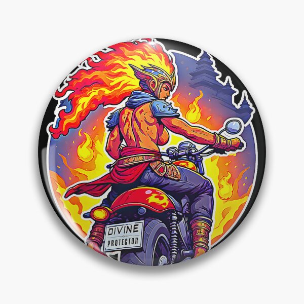 Item preview, Divine Protector Fire Goddess Fantasy Motorcycle designed and sold by Neer arts.