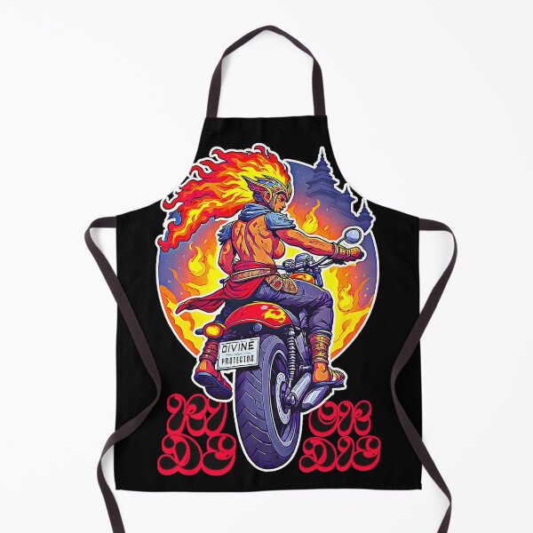 Item preview, Divine Protector Fire Goddess Fantasy Motorcycle designed and sold by Neer arts.
