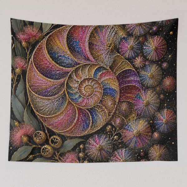 Aperçu de l'œuvre Spirale d'or créée et vendue par Stocksom Art Prints.