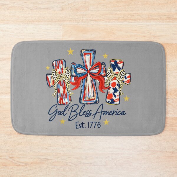 Item preview, God Bless America Patriotic Cross Bow Faith Design designed and sold by GreggRoss.