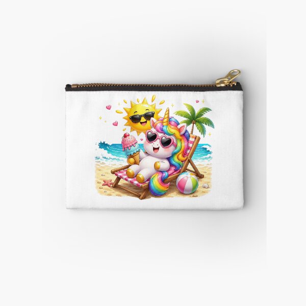Item preview, summer vacation Cute Unicorn ice cream designed and sold by QuiteOrbit.
