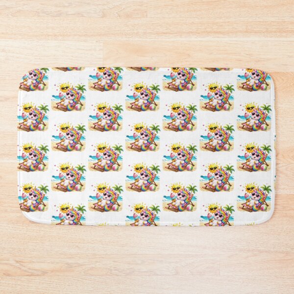 Item preview, summer vacation Cute Unicorn ice cream designed and sold by QuiteOrbit.