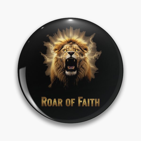 Item preview, Roar of Faith Majestic Lion - Golden Mane Spiritual Power designed and sold by Avery Lane Studios.
