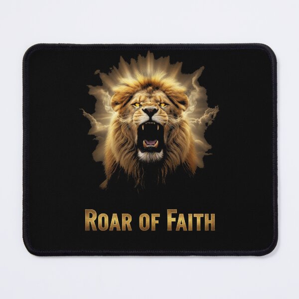 Item preview, Roar of Faith Majestic Lion - Golden Mane Spiritual Power designed and sold by Avery Lane Studios.