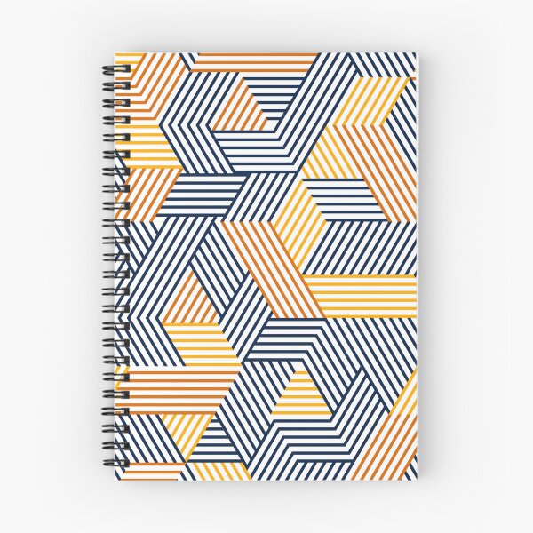 Item preview, Geometric Isometric Op Art Striped Pattern designed and sold by THE RILONA.