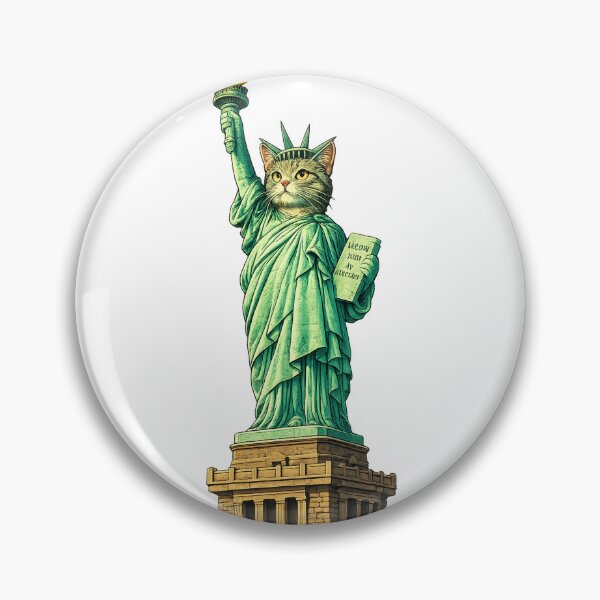 Item preview, Catue of Liberty Cartoon nil bg designed and sold by FyreHorse Designs.