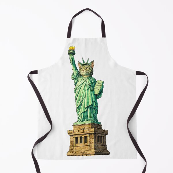 Item preview, Catue of Liberty Cartoon nil bg designed and sold by FyreHorse Designs.
