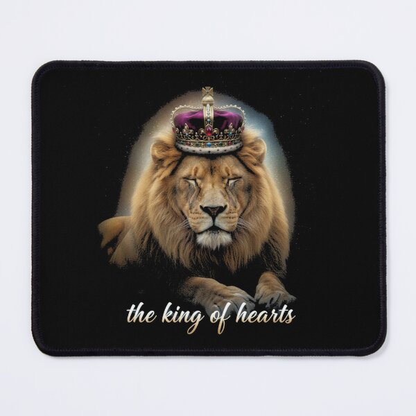 Item preview, The King of Hearts Lion - Royal Crown & Starry Glow designed and sold by Avery Lane Studios.