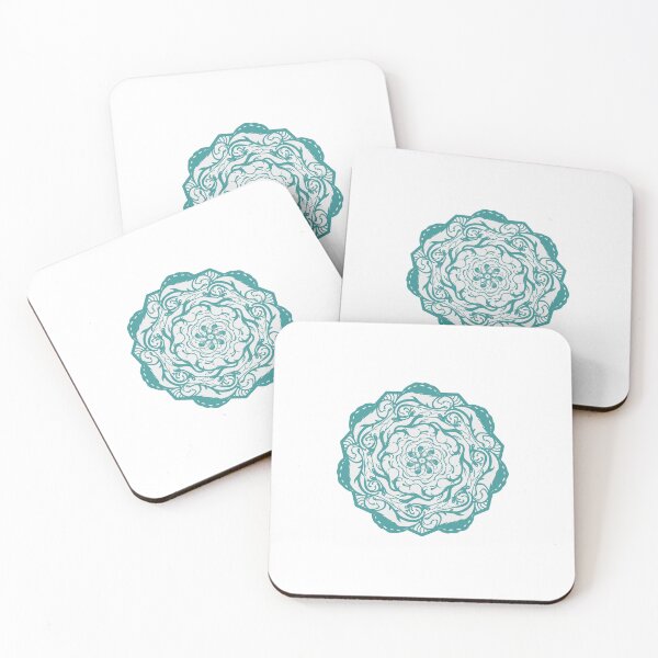 Item preview, Soft Green Mandala | Organic Flow Spiritual Pattern designed and sold by danro_art.