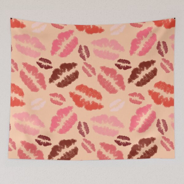 Item preview, Lipstick Kiss Seamless Pattern designed and sold by MiloverseOfficial.