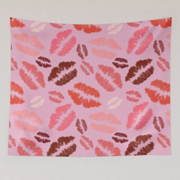 Item preview, Lipstick Kiss Seamless Pattern designed and sold by MiloverseOfficial.