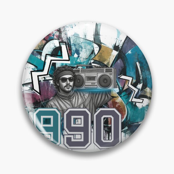 Item preview, Retro 1990 Hip Hop Boombox Graffiti Art designed and sold by rich-moda.