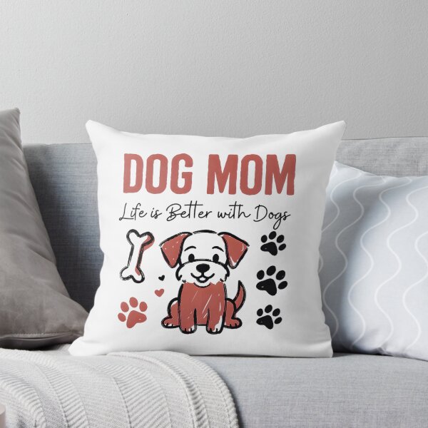 Item preview, Dog Mom Life Is Better With Dogs Dog Lover Pet Parent Canine Owner designed and sold by markymaarty.