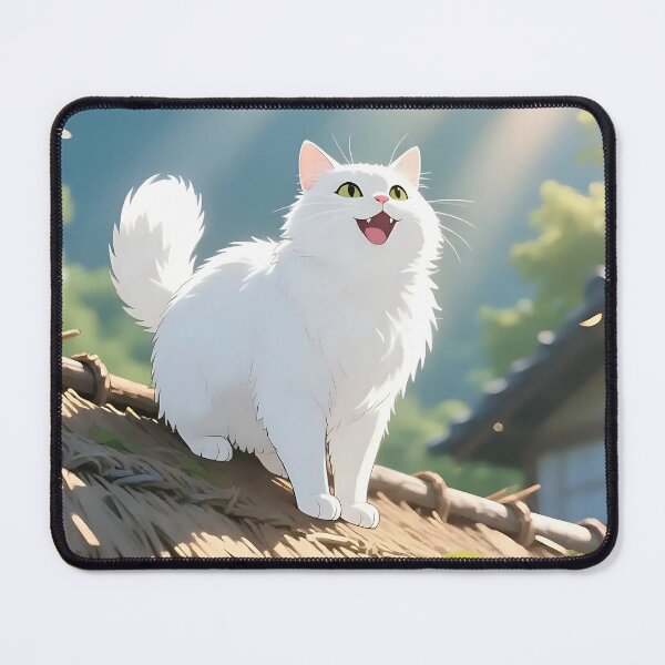 Item preview, Cozy Cottagecore White Kitten designed and sold by iwzzuel.