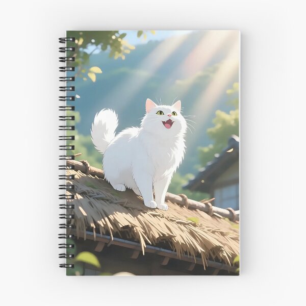 Item preview, Cozy Cottagecore White Kitten designed and sold by iwzzuel.