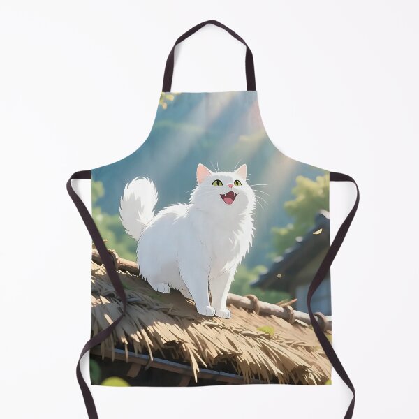 Item preview, Cozy Cottagecore White Kitten designed and sold by iwzzuel.
