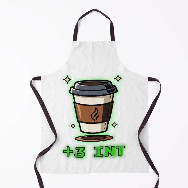 Item preview, Coffee +3 INT RPG Gamer Mug Pixel Art Intelligence Boost Funny Caffeine designed and sold by Chrono Design Workx.