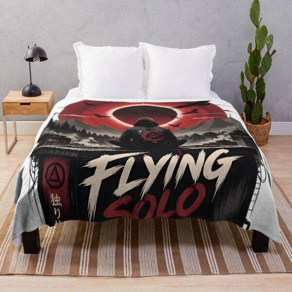 Item preview, Relaxing Dark Anime Aesthetic Flying Solo Eclipse designed and sold by smouzy.