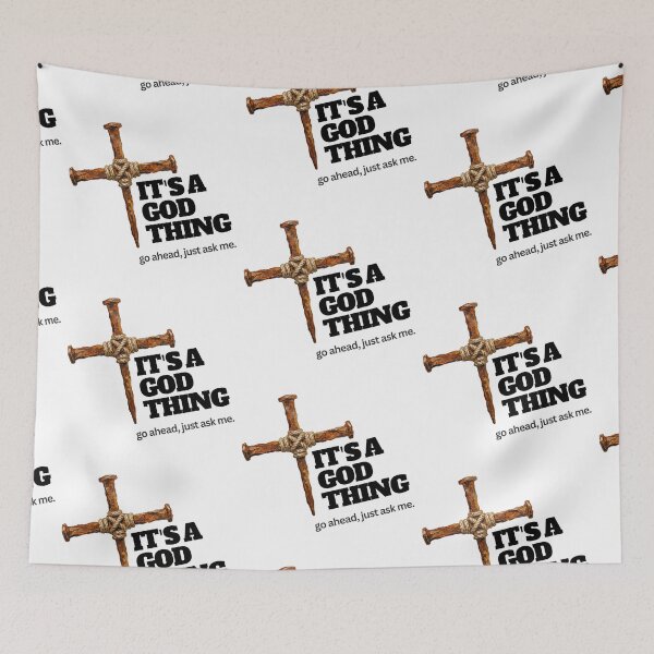 Item preview, It's a GOD thing - black 2 designed and sold by Cane & Abel Creations ..