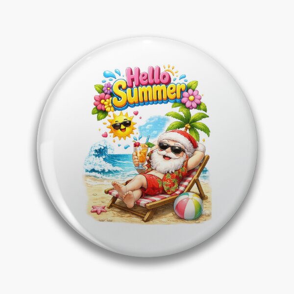 Item preview, christmas in July santa vacation designed and sold by QuiteOrbit.